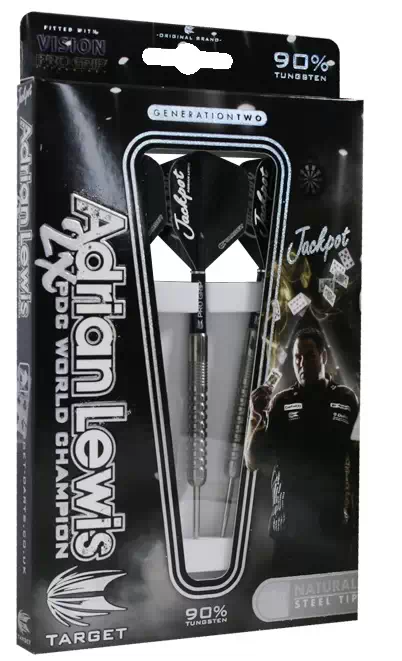 Target Darts Adrian Lewis Natural Gen 2 Groove Cut 90 Target Darts Adrian Lewis Natural Gen 2 Groove Cut 90